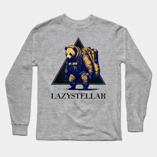 Panda Astronaut - Lazystellar 2 Long Sleeve T-Shirt